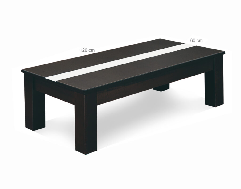 ΤΡΑΠΕΖΑΚΙ ΣΑΛΟΝΙΟΥ ΣΚΟΥΡΟ ΚΑΦΕ 120Χ60CM