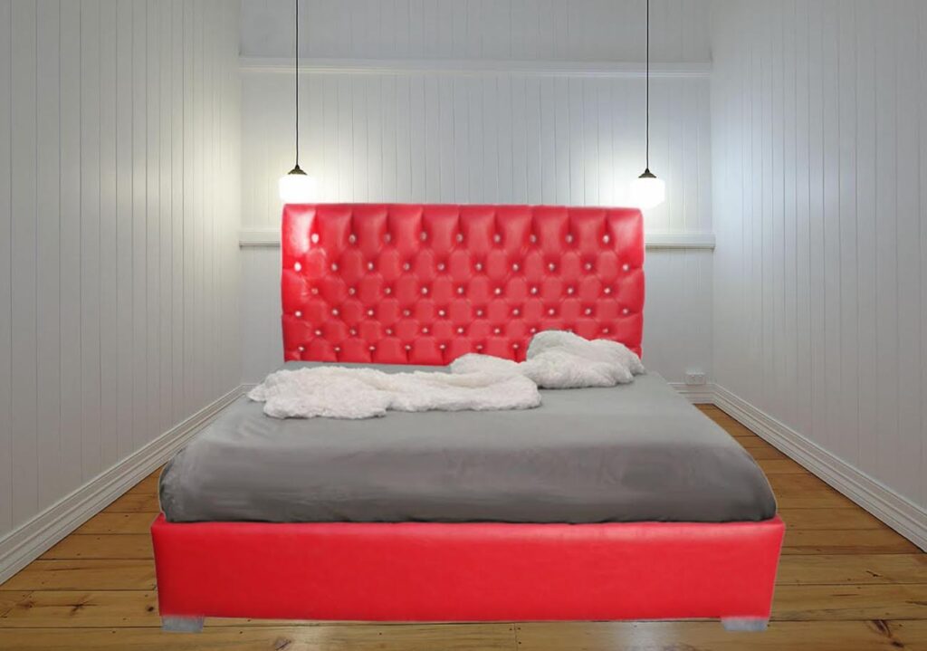 ΚΡΕΒΑΤΙ ΔΙΠΛΟ DOUBLE RED ΥΦΑΣΜΑΤΙΝΟ 160Χ200