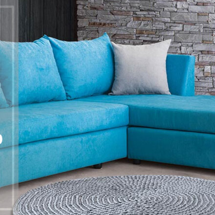 ΓΩΝΙΑΚΟΣ ΚΑΝΑΠΕΣ SHAPHIRE 240x180x90