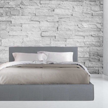 Κρεβάτι Υφασμάτινο Αρμονία P3 Διπλό 160X200cm μαζί με ορθοπεδικό στρώμα