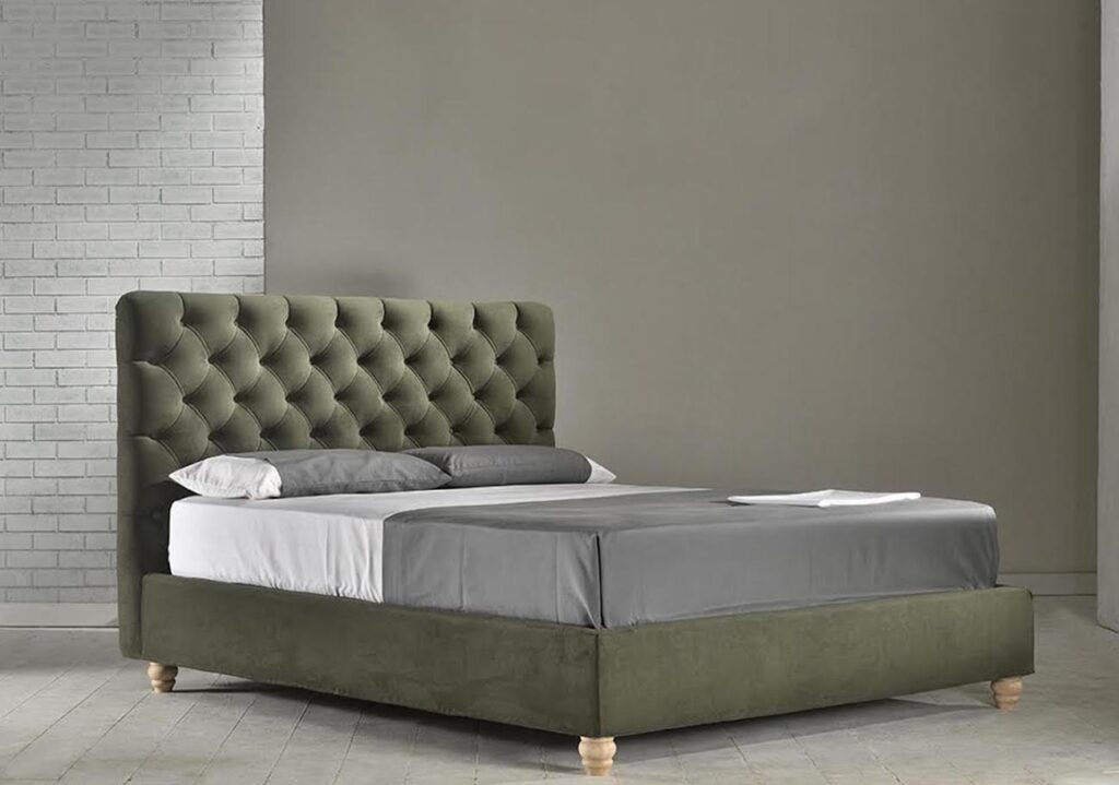 ΚΡΕΒΑΤΙ ΔΙΠΛΟ ΥΦΑΣΜΑΤΙΝΟ OLIVE BED  160Χ200
